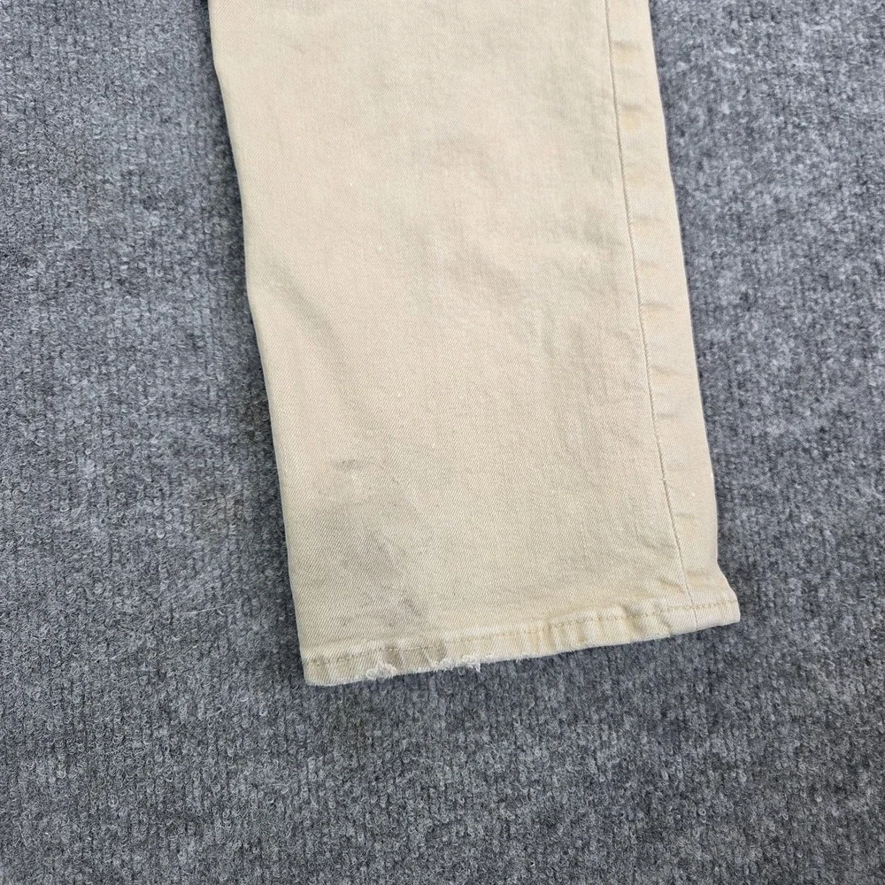 Polo Ralph Lauren Jeans Mens 34x30 Beige Slim Straight‎ Stretch Denim Pants